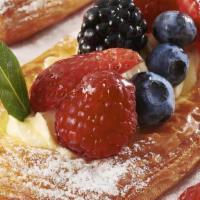Very Berry Pastry · Contains: Coconut, Milk, Wheat