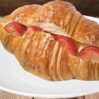 Strawberry Lemon Cream Croissant · Mini Croissant, Heavy cream, Deli citron, Strawberry.

Contains: Egg, Milk, Wheat