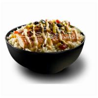 Rice Bowls · Customize your rice bowl with your choice of grilled salmon or grilled shrimp and one of our...