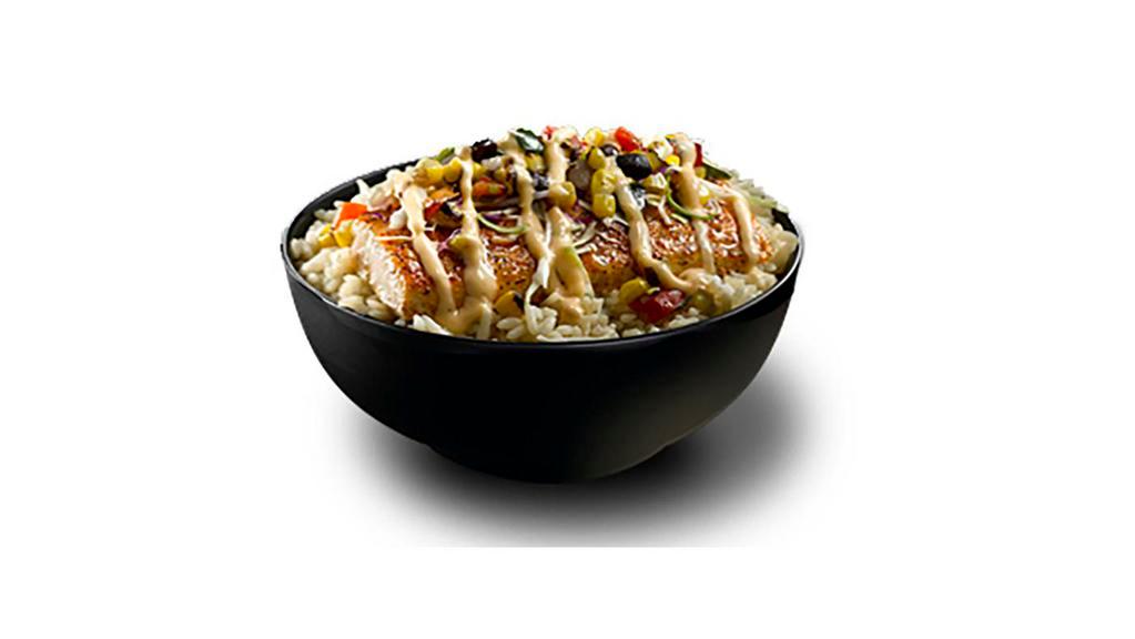 Rice Bowls · Customize your rice bowl with your choice of grilled salmon or grilled shrimp and one of our signature toppings.
