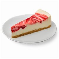 Strawberry Swirl Cheesecake · 