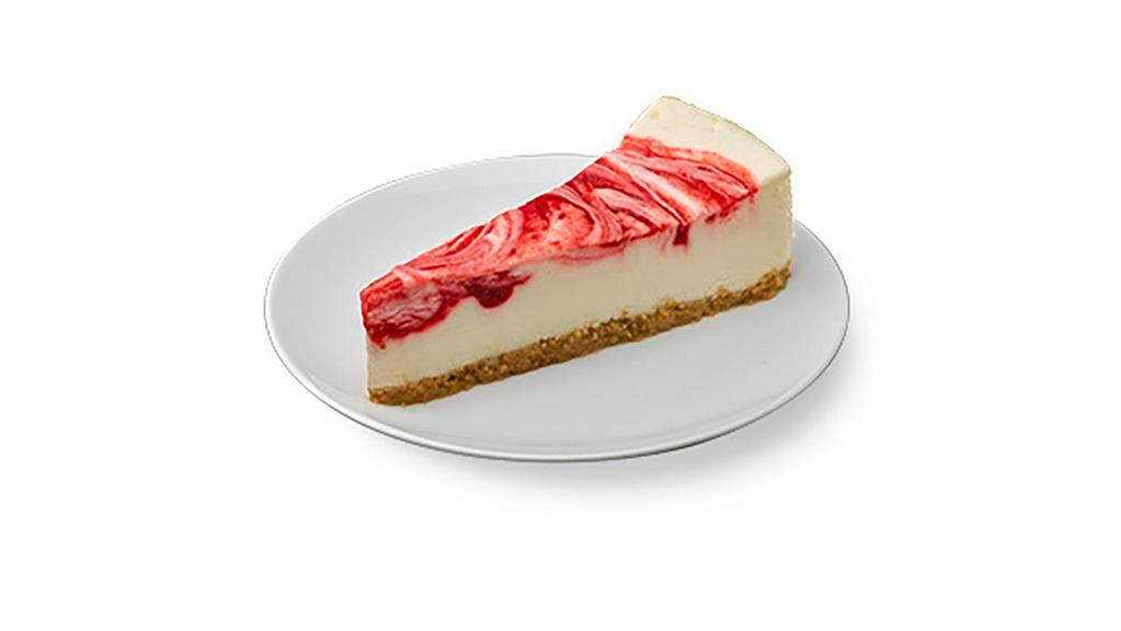 Strawberry Swirl Cheesecake · 