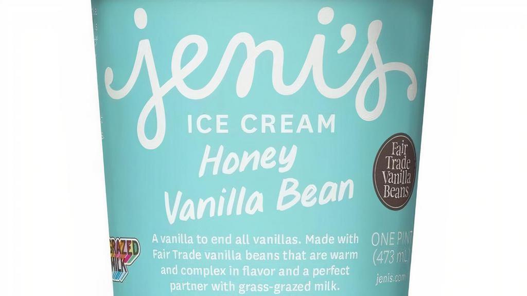 Honey Vanilla Bean Pint · A vanilla to end all vanillas. Made with Fair Trade vanilla beans that are warm and complex in flavor and a perfect partner for a touch of honey and grass-grazed milk.. (Pints may come hand-packed if pre-packed pints are sold out.). Gluten-Free. Contains: milk
