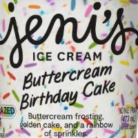 Buttercream Birthday Cake Pint · Buttercream frosting, golden cake, and a rainbow of sprinkles. What every birthday cake shou...