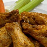 Sweet 'N' Spicy Wings 6 Piece · Wings tossed in sweet and spicy sauce with sesame seeds and green onion