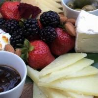 4 Cheese Plate · Served with artisanal crackers & Bread & Cie Levain or GF Baguette for an additional $3.50
 ...