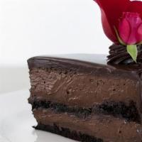 Dame Chocolat (Slice) Gluten-Free · This gluten free cake is the Grande Dame of chocolate tortes. Dark and intense chocolate mou...