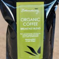 Coffee- Organic Breakfast Blend · Rich and full of body with flavors of fresh baked brownies and warm butterscotch. Hand craft...