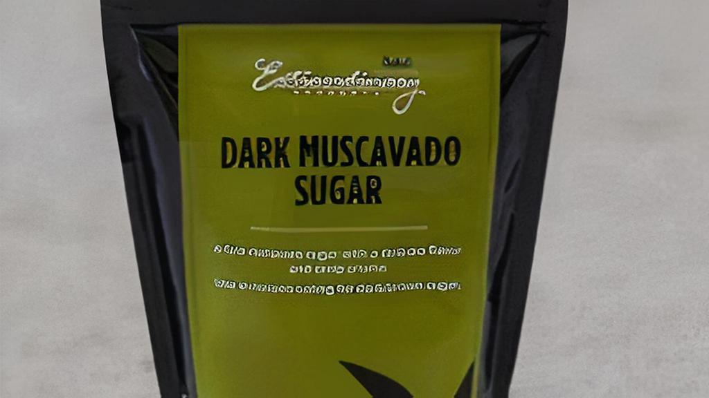 Sugar- Dark Muscavado · A fine, moist texture with a delicate molasses flavor. Great for chocolate cakes, fudge, coffee or gingerbread. Use in recipes calling for dark brown sugar.
. 
. 10 oz. bag