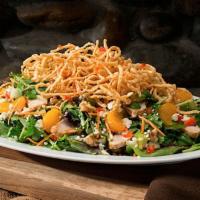 Citrus Chicken Salad · Baby field greens, wood-grilled chicken, Gorgonzola cheese, fresh avocado and cucumbers toss...