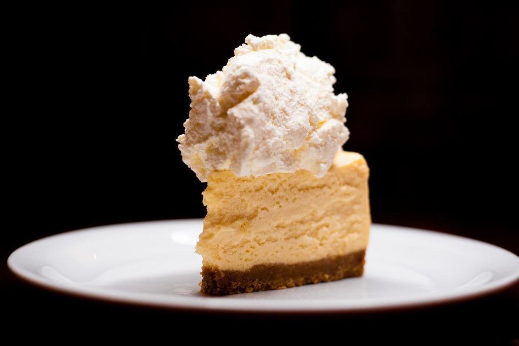 Nevada Cheesecake · Joe likes his cheesecake tall, with a thick graham cracker crust and fresh whipped cream