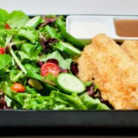 - Crispy Fish Fillet Salad  (香脆魚片沙拉) · 