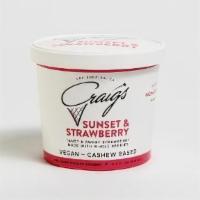 Sunset & Strawberry. · Tangy and sweet Strawberry made with whole berries