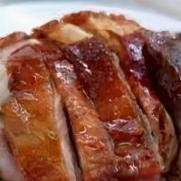 Combo Plate Over (Roast Duck & Roasted Pork)/ 雙拼飯 (燒鴨+燒肉) · 