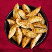 Hearty Potato · Parboiled and fried potato mixed with spices and chilli powder
