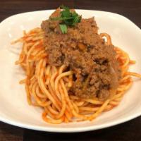 Spaghetti Bolognese · Spaghetti, Marinara with Meat Sauce.