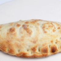 Sausage Ricotta Calzone · nitrate free sausage, ricotta, mozzarella, organic pizza sauce