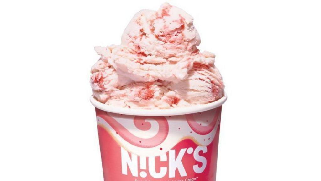 Nick'S Strawbar Swirl Ice Cream (1 Pint) · Swedish-style Light Ice Cream. Luscious vanilla ice cream swirled with ribbons of strawberry. No Added Sugar. Keto Friendly. So creamy. So light. Så Swedish.