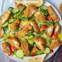Crispy Chicken Salad · Always fresh.