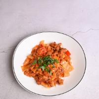 Pappardelle & Italian Sausage · 