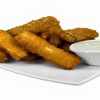 Fried Zucchini (12 Pcs) · 12 piece. Freshly prepared Panko breaded zucchini pieces fried to perfection served with you...