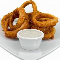 Onion Rings · Freshly prepared Panko breaded white onion pieces fried to perfection served with your choic...