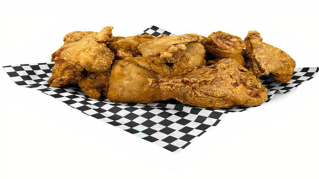 8 Piece Bucket · 2 breasts, 2 thighs, 2 wings and, 2 legs.