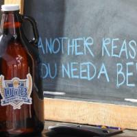 64 Oz Growler · One 64 oz growler filled with your choice of local Craft Beer.