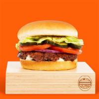 Classic Smashmouth · Our signature smashed hamburger patty topped with the classics: lettuce, tomato, onion, pick...