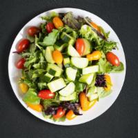 Fresh House Salad · (Vegetarian) Romaine lettuce, cherry tomatoes, carrots, and onions dressed tossed with lemon...