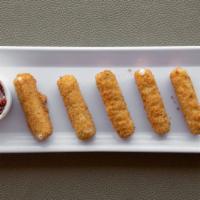 Mozzarella Sticks · Served with marinara sauce.