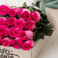 Mother'S Day Flowers - 24 Pink Roses Gift Box - Long Stemmed Roses · Sending someone a dozen long stemmed pink roses (50cm - 60cm) is a symbol of your appreciati...
