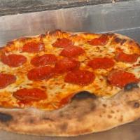 Kids Pepperoni Pizza · Mozzarella cheese, red sauce, pepperoni