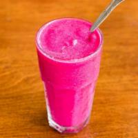 Priya Pitaya · Organic pitaya, pineapple, banana, papaya juice.