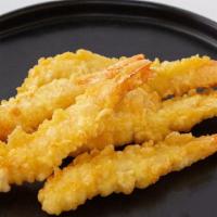 Shrimp Tempura · Delicious hand-dipped shrimp in tempura batter.