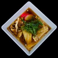 4 Pcs Spicy Tuna Roll Udon Soup · Udon soup (Udon broth, Japanese style udon noodles, enoki mushrooms, dried mushrooms, fish c...