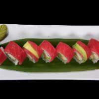 Tuna Lover · Fresh tuna, crab meat, cucumber and avocado.