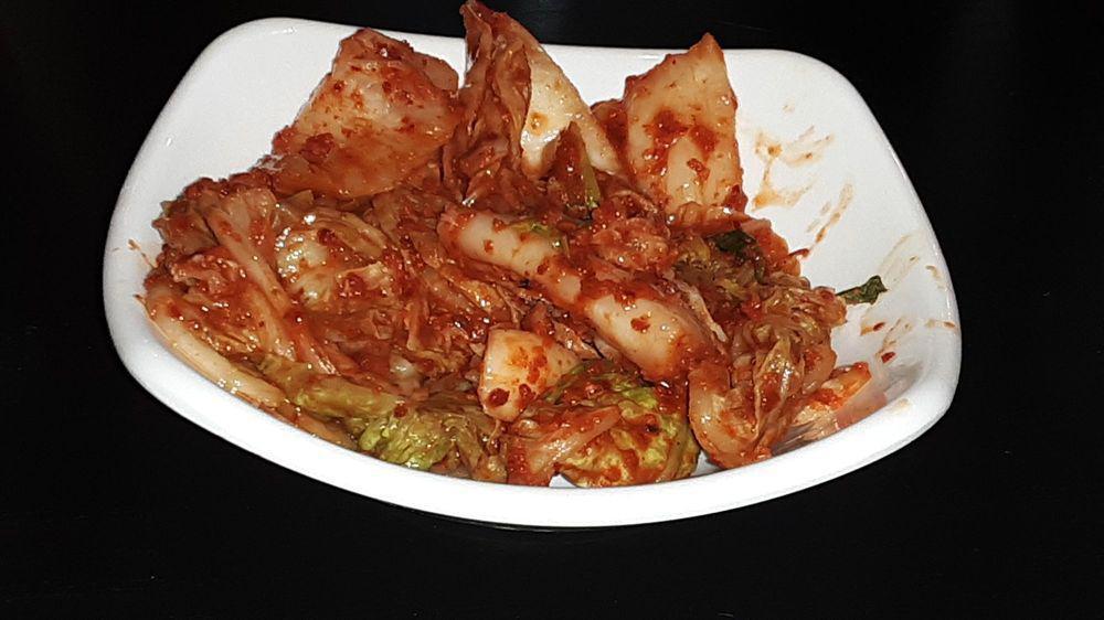 Side Dish · Choose from Kimchi, Cabbage salad, and our signature pickled radish