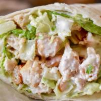 Chicken Ranch Wrap · Grilled chicken, shredded cheddar cheese, ranch dressing and lettuce.