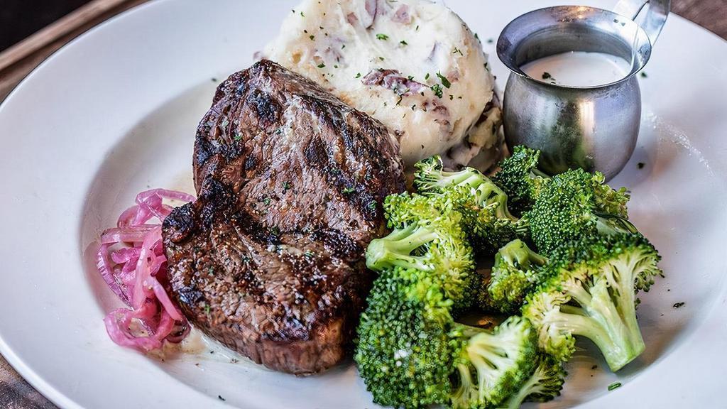 Top Sirloin 12Oz. · Tender & juicy top sirloin, choice of two sides.