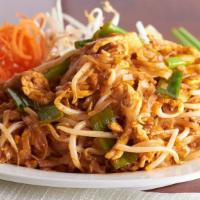Pad Thai · Pan fried noodle with egg, peanuts, and bean sprouts.