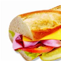 Ham Baguette Sandwich · 