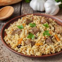 Combination Fried Rice · Delicious rice with beef, pork, chicken, and shrimp.