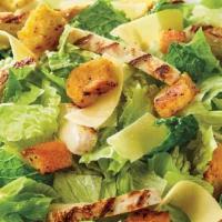 Family Chicken Caesar · Fresh-cut lettuce blend, grilled chicken, Parmesan cheese, and croutons made daily; served w...