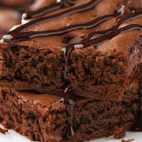 Double Chocolate Brownie · Four servings; 320 cal. per serving.