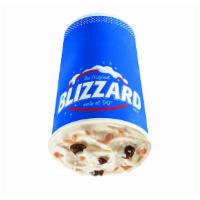 Sea Salt Toffee Fudge Blizzard® Treat · Rich fudge pieces, salted toffee pieces and caramel topping blended with our world-famous so...