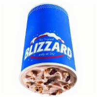 Wonder Woman Cookie Collision Blizzard® Treat · Chocolate chip cookie dough, chocolaty cookie dough, and fudge blended with creamy DQ® vanil...