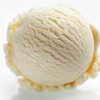 Cup Of Vanilla Ice Cream · Delicious, creamy vanilla ice cream, served in a cup.