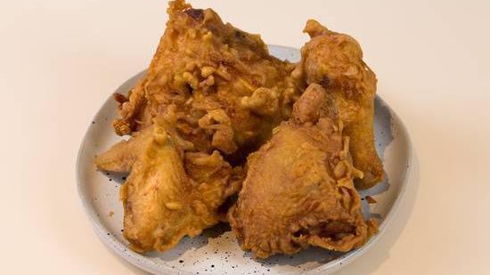 4 Piece Chicken Only (Mixed) · Our signature half kettle fried chicken (breast, wing, thigh, and drumstick).