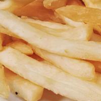 French Fries · over a 1/2 pound of our delicious shoestring fries served with your choice of sauce